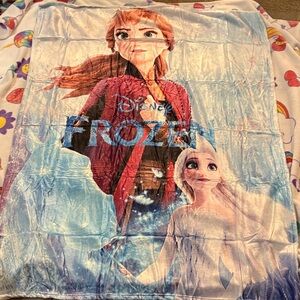 Disney Frozen Blanket - Red, Blue, and White